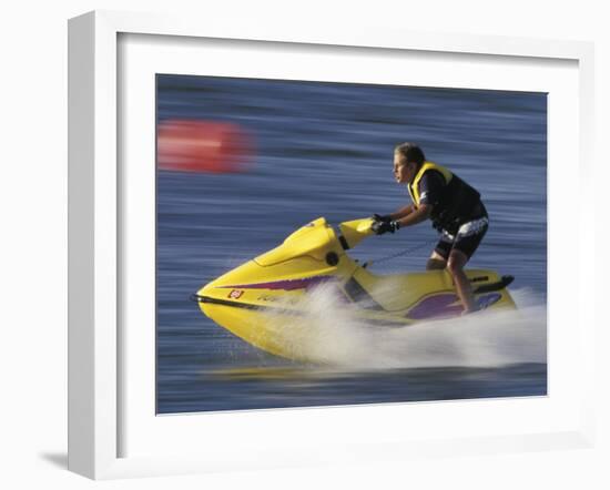 Jet Skier-null-Framed Photographic Print