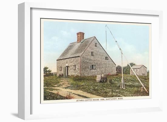 Jethro Coffin House, Nantucket, Massachusetts-null-Framed Art Print