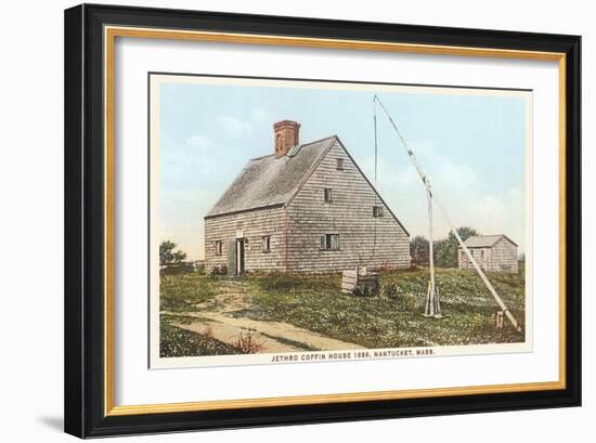 Jethro Coffin House, Nantucket, Massachusetts-null-Framed Art Print