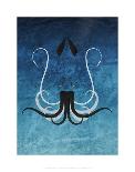 Giant Squid - Jethro Wilson Contemporary Wildlife Print-Jethro Wilson-Framed Art Print