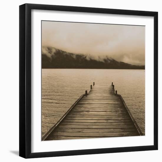 Jetty And Loch-Bill Philip-Framed Giclee Print
