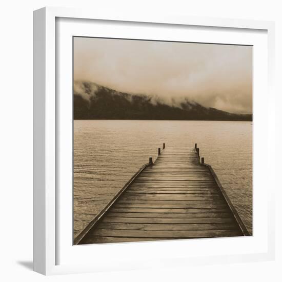 Jetty And Loch-Bill Philip-Framed Giclee Print