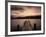 Jetty at Brandelhow Bay, Derwent Water, Lake District National Park, Cumbria, England-null-Framed Photographic Print