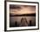 Jetty at Brandelhow Bay, Derwent Water, Lake District National Park, Cumbria, England-null-Framed Photographic Print