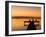 Jetty at Sunset, Caye Caulker, Belize-Russell Young-Framed Photographic Print