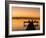 Jetty at Sunset, Caye Caulker, Belize-Russell Young-Framed Photographic Print