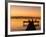 Jetty at Sunset, Caye Caulker, Belize-Russell Young-Framed Photographic Print