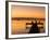 Jetty at Sunset, Caye Caulker, Belize-Russell Young-Framed Photographic Print