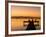 Jetty at Sunset, Caye Caulker, Belize-Russell Young-Framed Photographic Print