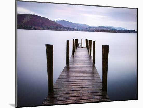 Jetty on Derwentwater, Cumbria, UK-Nadia Isakova-Mounted Photographic Print