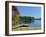 Jetty on Squam Lake, New Hampshire, New England, USA-Fraser Hall-Framed Photographic Print