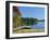 Jetty on Squam Lake, New Hampshire, New England, USA-Fraser Hall-Framed Photographic Print