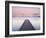 Jetty on the Lake Azur, Les Landes, Franc-Nadia Isakova-Framed Photographic Print