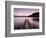 Jetty on Ullswater at Dawn, Glenridding Village, Lake District National Park, Cumbria, England, Uk-Lee Frost-Framed Photographic Print