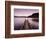 Jetty on Ullswater at Dawn, Glenridding Village, Lake District National Park, Cumbria, England, Uk-Lee Frost-Framed Photographic Print