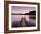 Jetty on Ullswater at Dawn, Glenridding Village, Lake District National Park, Cumbria, England, Uk-Lee Frost-Framed Photographic Print