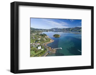 Jetty Portobello Otago Peninsula Pudding Island Otago Harbour Dunedin S Island New Zealand Photographic Print David Wall Art Com