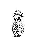 Black Pineapple-Jetty Printables-Art Print