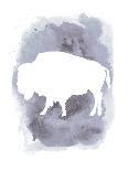 Watercolor Gray Buffalo-Jetty Printables-Art Print