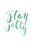 Watercolor Stay Salty Art-Jetty Printables-Art Print