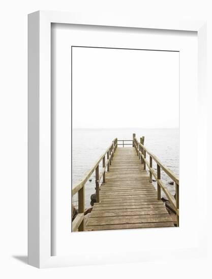 Jetty, the Baltic Sea, Wooden Jetty, Bathing Jetty-Nora Frei-Framed Photographic Print