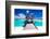 Jetty with Amazing Ocean View on Tropical Island-Martin Valigursky-Framed Photographic Print