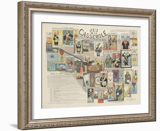 Jeu de la casserole-null-Framed Giclee Print