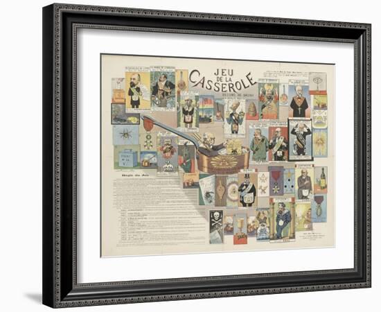 Jeu de la casserole-null-Framed Giclee Print