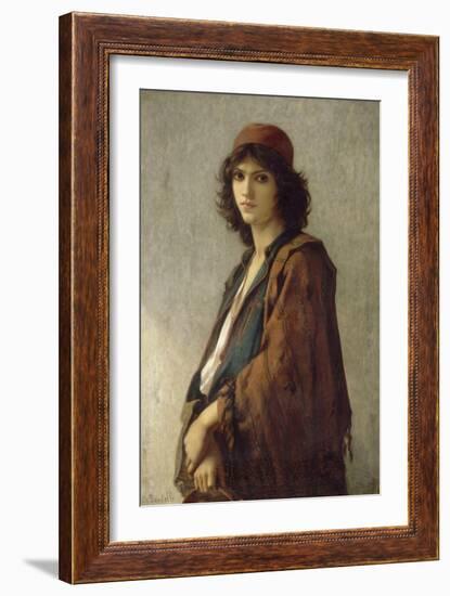 Jeune bohémien serbe-Charles Landelle-Framed Giclee Print