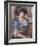 Jeune femme à la rose, femme en bleue-Pierre-Auguste Renoir-Framed Giclee Print