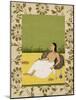 Jeune femme adossée à un coussin-null-Mounted Giclee Print