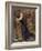 Jeune femme assise dans un jardin-Pierre-Auguste Renoir-Framed Giclee Print