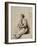 Jeune femme assise tenant son enfant sur ses genoux-Rembrandt van Rijn-Framed Giclee Print