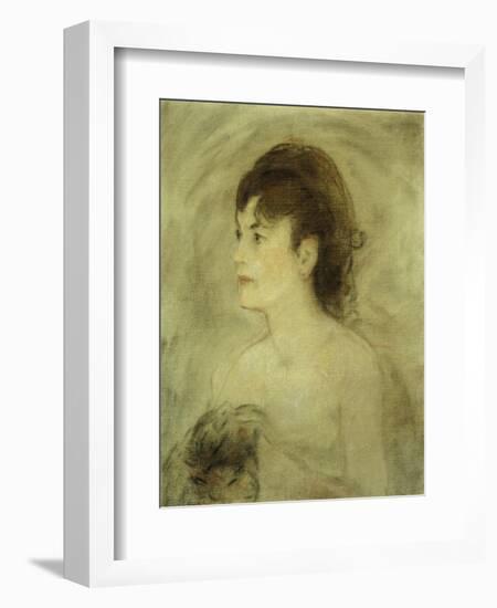 Jeune Femme Decolletee, 1882-Edouard Manet-Framed Giclee Print