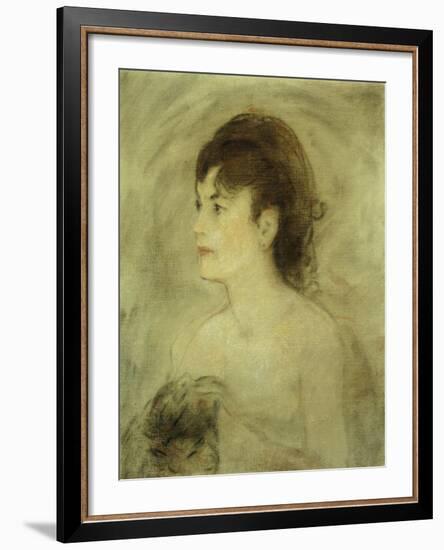 Jeune Femme Decolletee, 1882-Edouard Manet-Framed Giclee Print