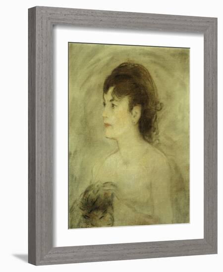 Jeune Femme Decolletee, 1882-Edouard Manet-Framed Giclee Print