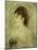 Jeune Femme Decolletee-Edouard Manet-Mounted Giclee Print