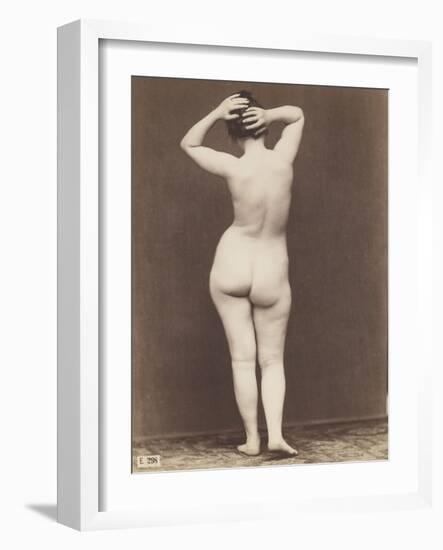 Jeune femme nue debout, de dos-Jean-Louis Igout-Framed Giclee Print