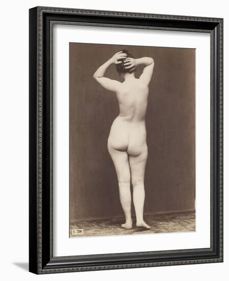 Jeune femme nue debout, de dos-Jean-Louis Igout-Framed Giclee Print