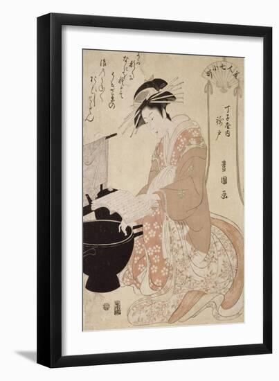Jeune femme-Utagawa Toyokuni-Framed Giclee Print