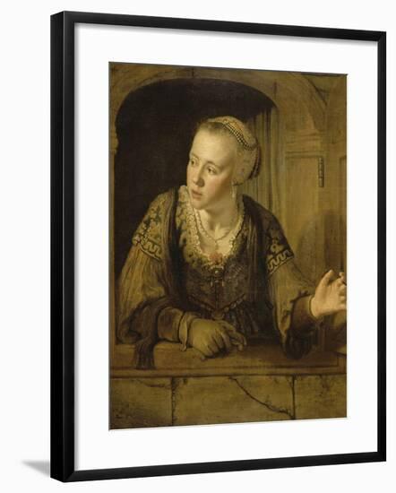 Jeune fille à la fenêtre-Jan Victors-Framed Giclee Print