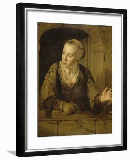 Jeune fille à la fenêtre-Jan Victors-Framed Giclee Print