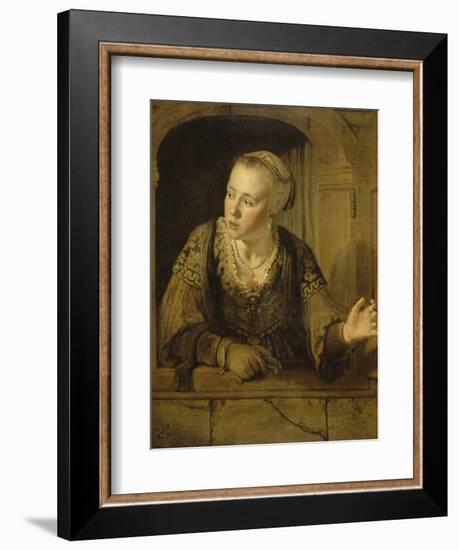 Jeune fille à la fenêtre-Jan Victors-Framed Giclee Print