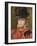 Jeune Fille Au Chapeau Noir Et Fleur Rouge - Girl in Black Hat with Red Flowers Par Renoir, Pierre-Pierre Auguste Renoir-Framed Giclee Print