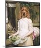 Jeune Fille au Potager-Thierry Poncelet-Mounted Premium Giclee Print