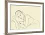 Jeune Fille avec Tiare-Henri Matisse-Framed Art Print