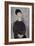 Jeune fille brune, assise-Amedeo Modigliani-Framed Giclee Print