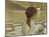 Jeune fille dans un paysage-Paul Chabas-Mounted Giclee Print