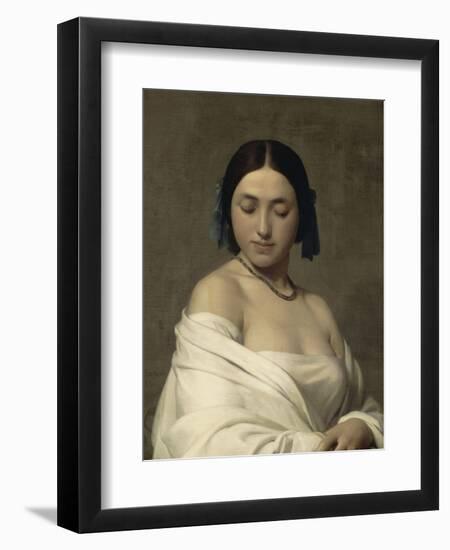 Jeune fille-Hippolyte Flandrin-Framed Giclee Print