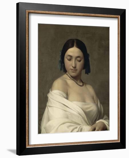 Jeune fille-Hippolyte Flandrin-Framed Giclee Print